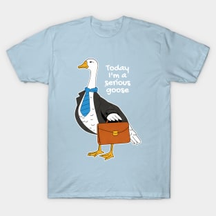 Today I'm A Serious Goose Silly Goose T-Shirt